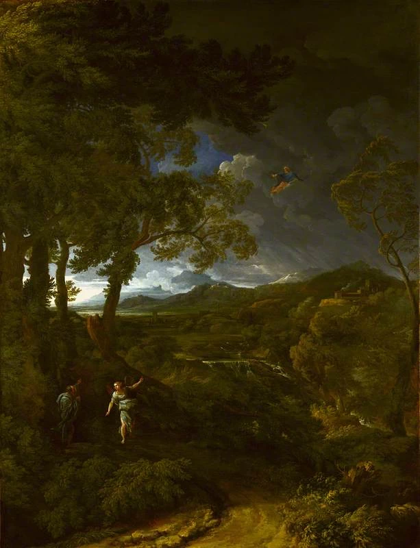 Paesaggio con Elia e l'angelo - National Gallery, Londra